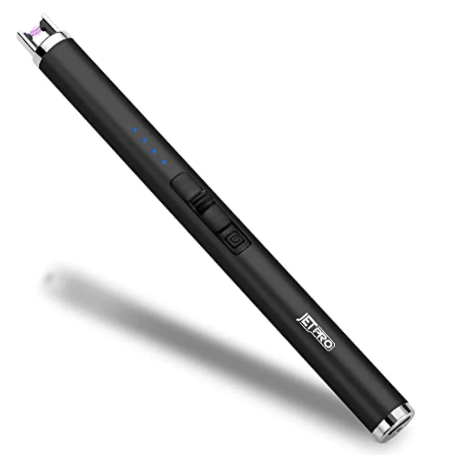 USB Rechargeable Candle Lighter Electronic Arc Lighter Windproof Flameless with Safety Button for Camping Cooking BBQ
USB Rechargeable Candle Lighter Electronic Arc Lighter Windproof Flameless with Safety Button for Camping Cooking BBQ