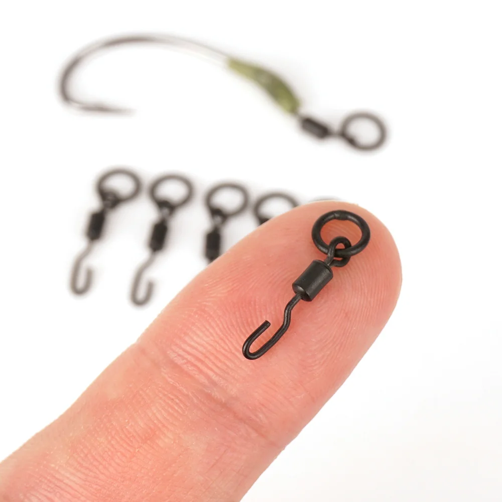 Hirisi AE008 40Pcs Carp Fishing Swivels Snaps Solid Ring Quick Change Connector Terminal Tackle Accessories for Coarse
Hirisi AE008 40Pcs Carp Fishing Swivels Snaps Solid Ring Quick Change Connector Terminal Tackle Accessories for Coarse