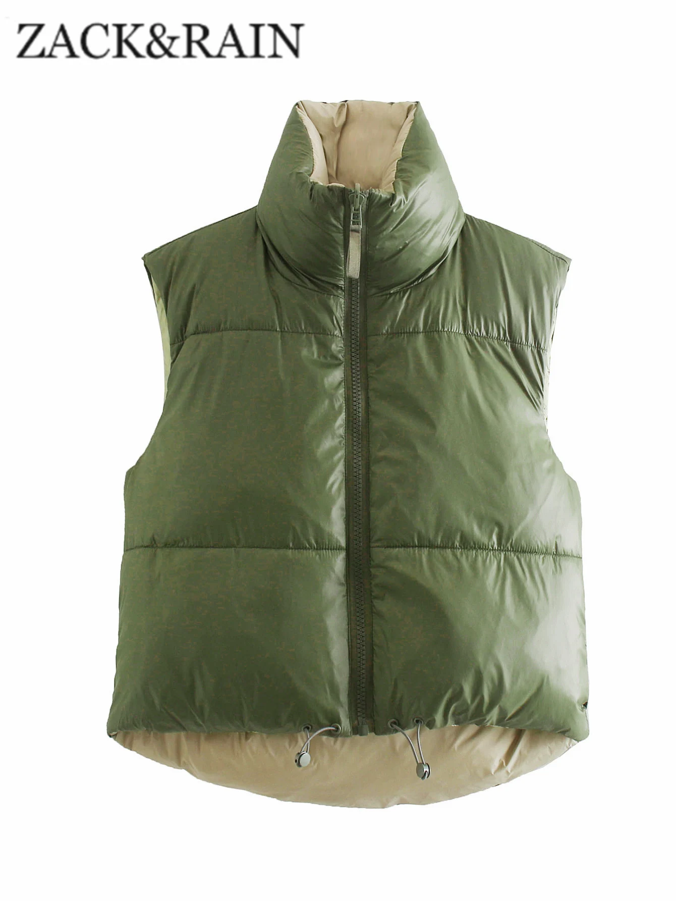 ZACK RAIN Women Double-sided Vests 2023 Fall/Winter Vintage Ladies High Collar Sleeveless Zipper-up Tops Female Crop Outwears
ZACK RAIN Women Double-sided Vests 2023 Fall/Winter Vintage Ladies High Collar Sleeveless Zipper-up Tops Female Crop Outwears