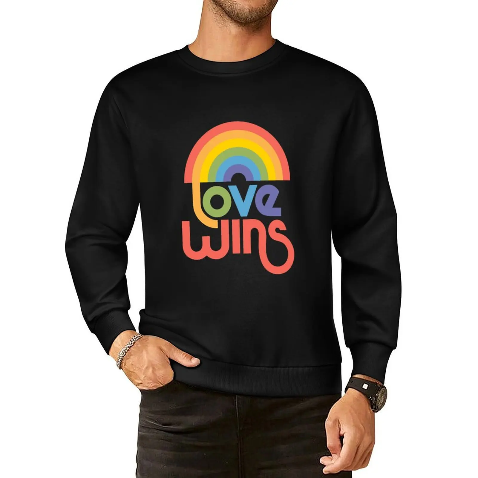 Пуловер с капюшоном Love Wins, мужская одежда, футболки с рисунком, мужская мужская одежда, мужские толстовки
Пуловер с капюшоном Love Wins, мужская одежда, футболки с рисунком, мужская мужская одежда, мужские толстовки