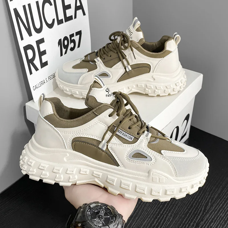 Spring 2025 Men's Breathable Versatile Running Shoes Dad Trendy Fashionable Mesh Upper All-Match Casual Youthful Sneakers
Spring 2025 Men's Breathable Versatile Running Shoes Dad Trendy Fashionable Mesh Upper All-Match Casual Youthful Sneakers
