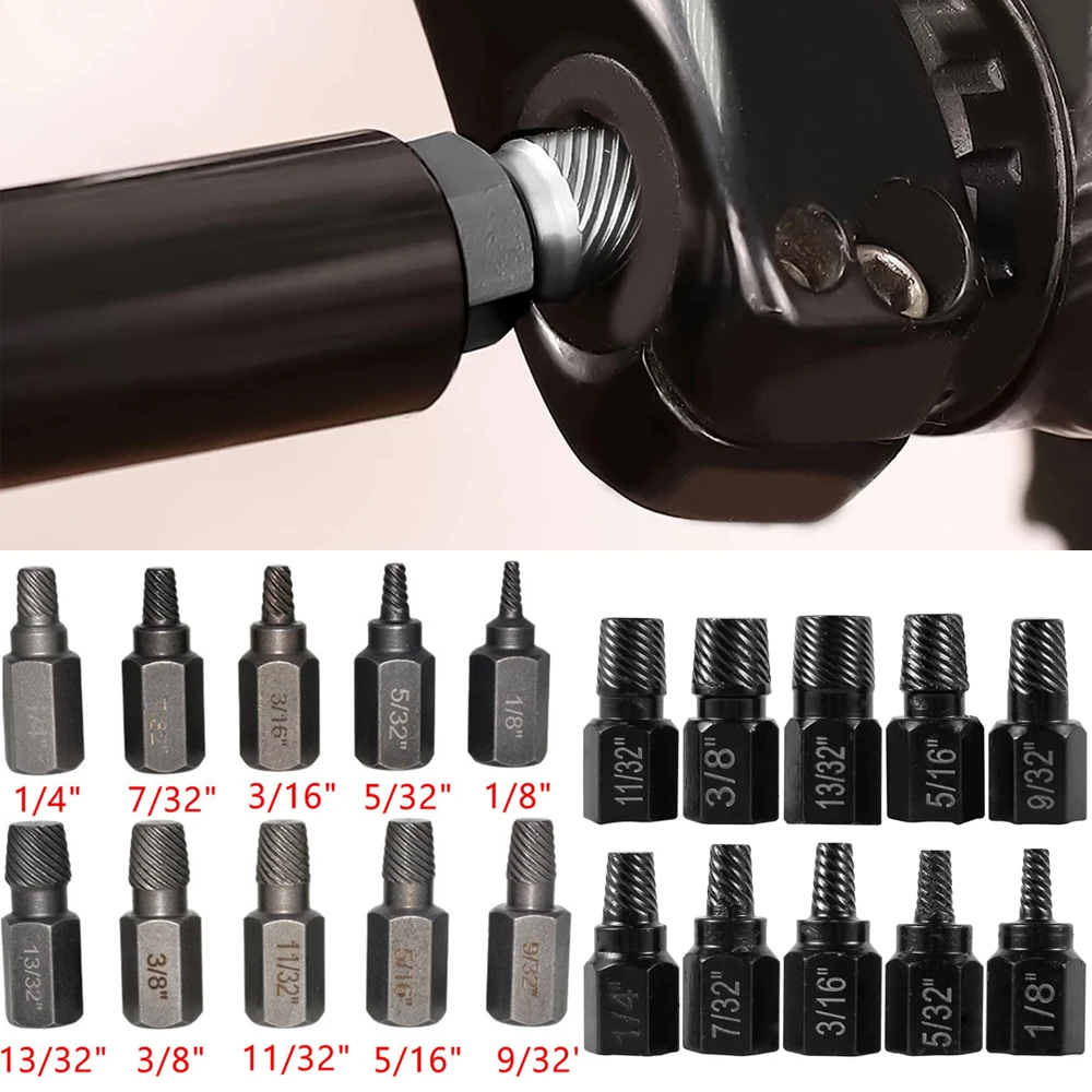 Screw Extractor Kit Alloy Steel Damaged Screw Removal Set Metal Drill Bits Broken Bolt Stud Removal for Bolt Stud Pipe
Screw Extractor Kit Alloy Steel Damaged Screw Removal Set Metal Drill Bits Broken Bolt Stud Removal for Bolt Stud Pipe