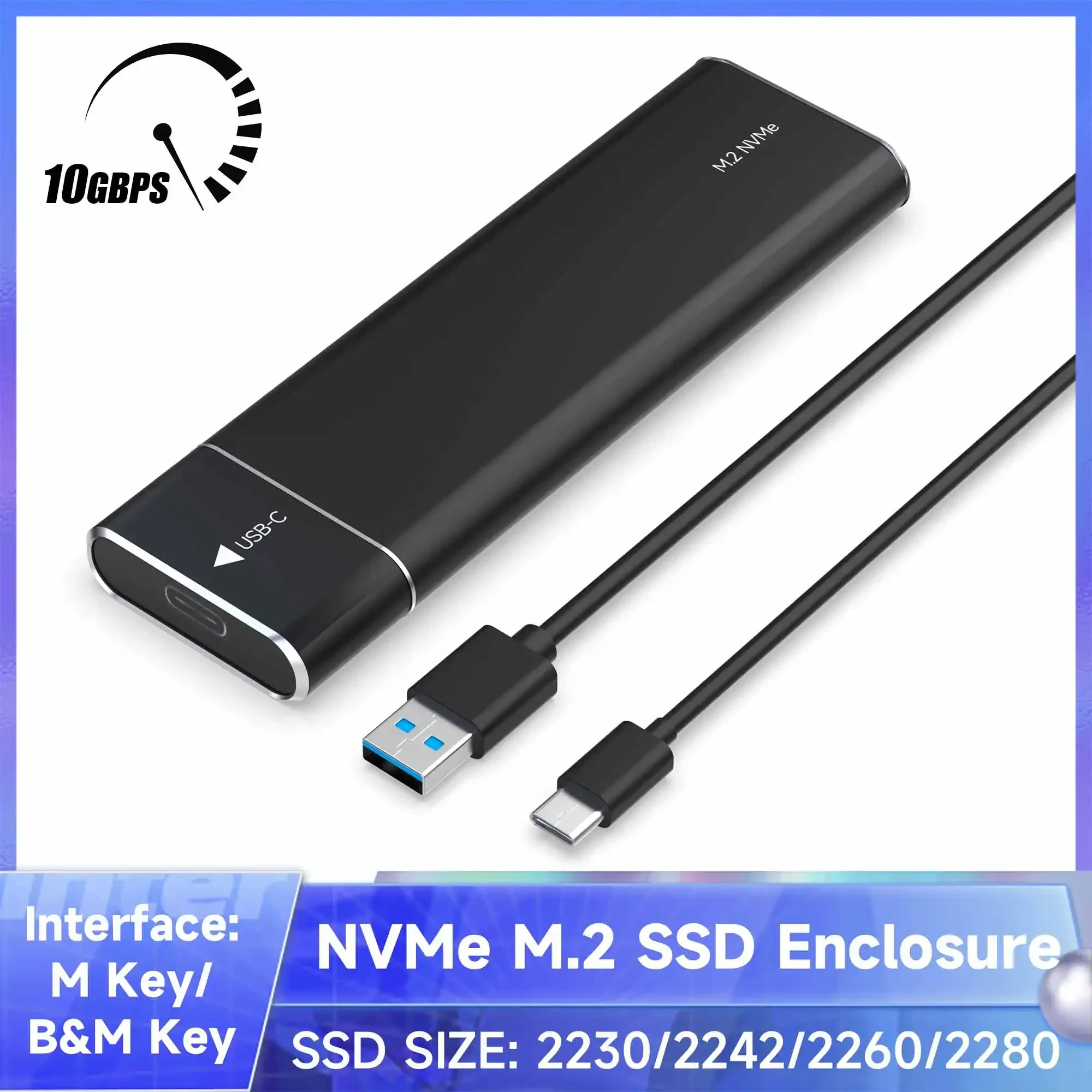 M.2 SSD to USB 3.1 Aluminum Alloy Fast Heat Dissipation for Jetson Board Support NVMe protocol and M Key/B&M Key Interface
M.2 SSD to USB 3.1 Aluminum Alloy Fast Heat Dissipation for Jetson Board Support NVMe protocol and M Key/B&M Key Interface