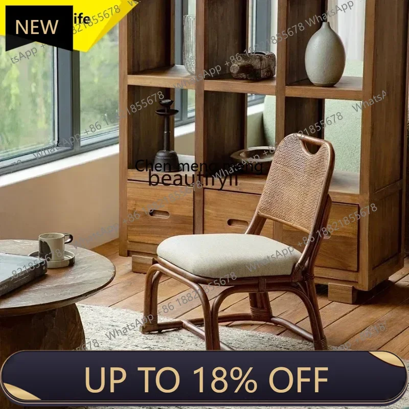 P178 Rattan Single Small Chair Imported Natural Plant Real Rattan Home Leisure Tea Room Chair
P178 Rattan Single Small Chair Imported Natural Plant Real Rattan Home Leisure Tea Room Chair