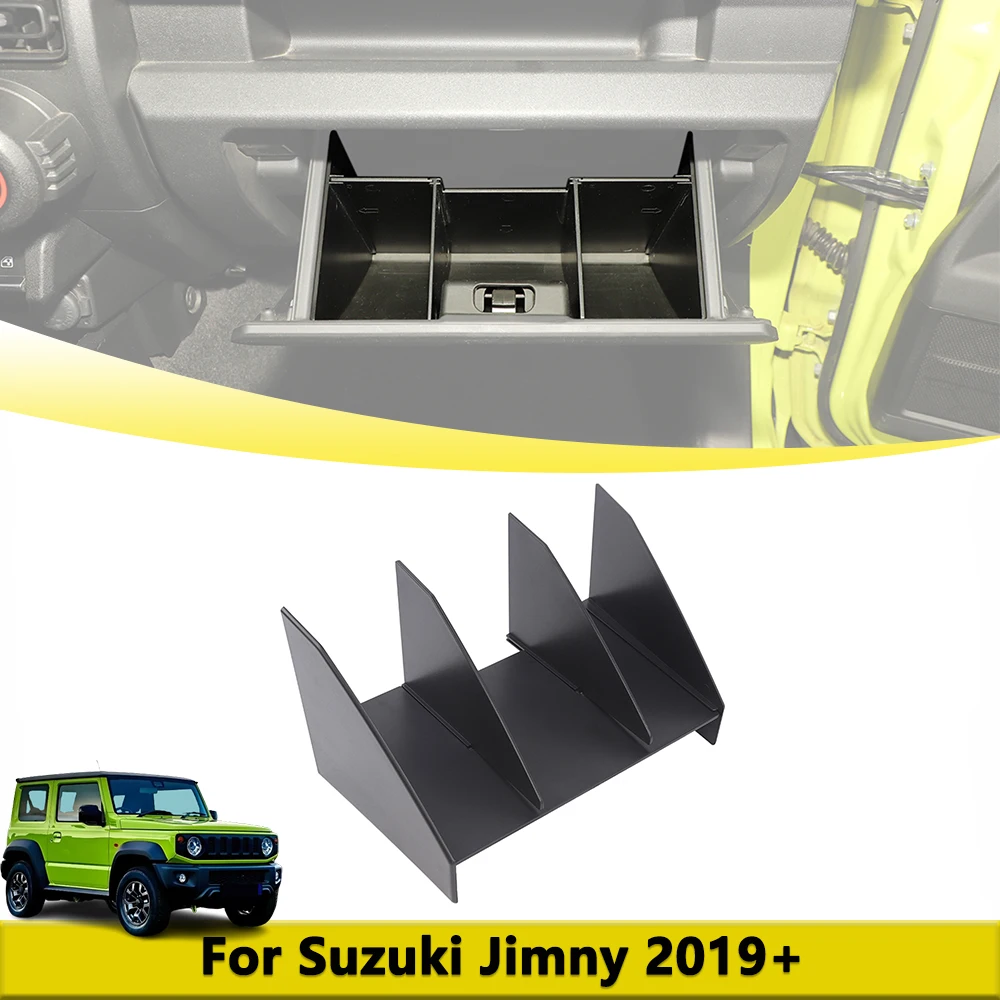 Ящик для хранения переднего пассажира, разделители, вставки для Suzuki Jimny JB64 JB74 2019-2025, органайзер для центральной консоли, аксессуары для интерьера
Ящик для хранения переднего пассажира, разделители, вставки для Suzuki Jimny JB64 JB74 2019-2025, органайзер для центральной консоли, аксессуары для интерьера