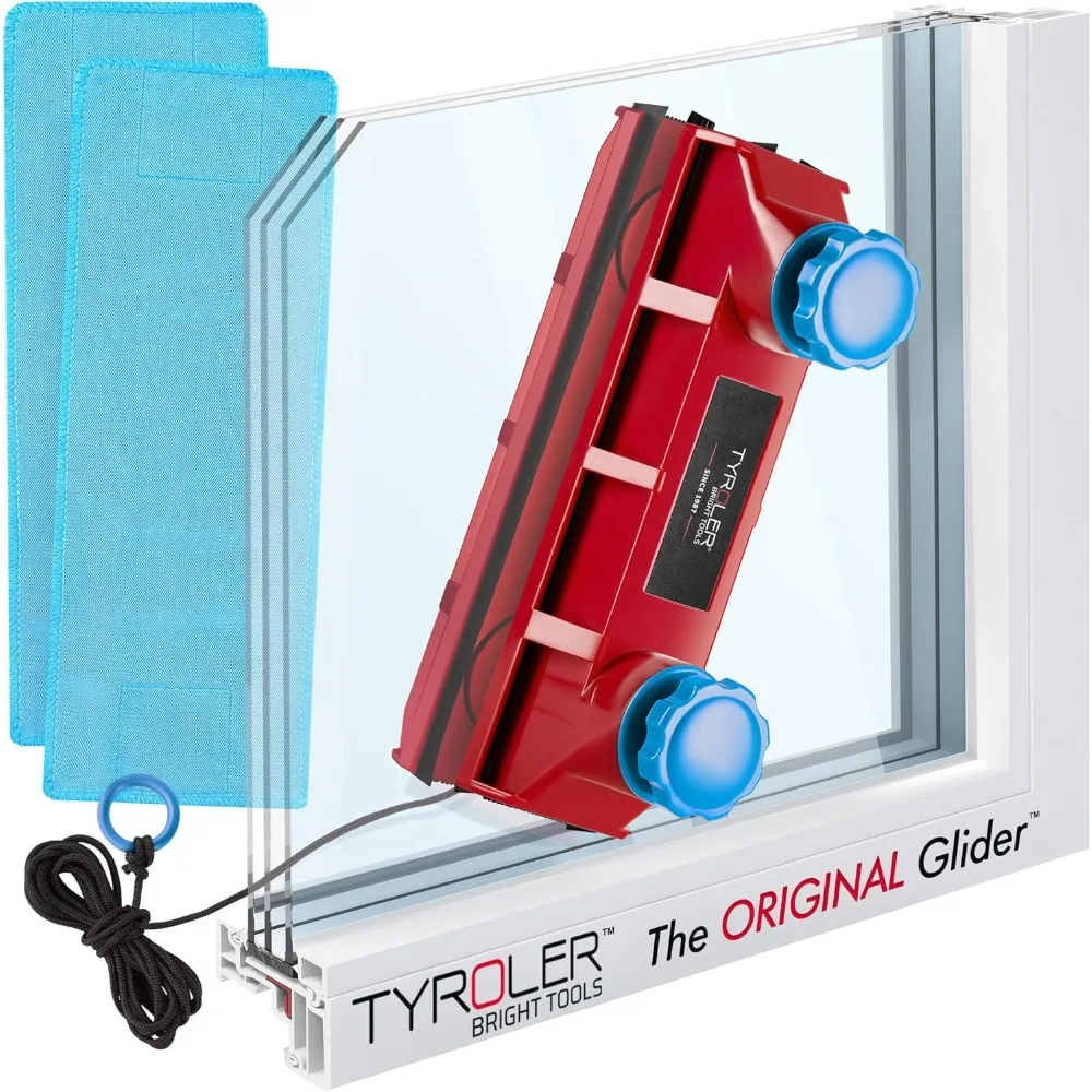 Magnetic Window Cleaner Tool | The Glider D-3 AFC Double Sided Outside Window Cleaner Fits Windows 0.1"-1.1" Thic
Magnetic Window Cleaner Tool | The Glider D-3 AFC Double Sided Outside Window Cleaner Fits Windows 0.1"-1.1" Thic