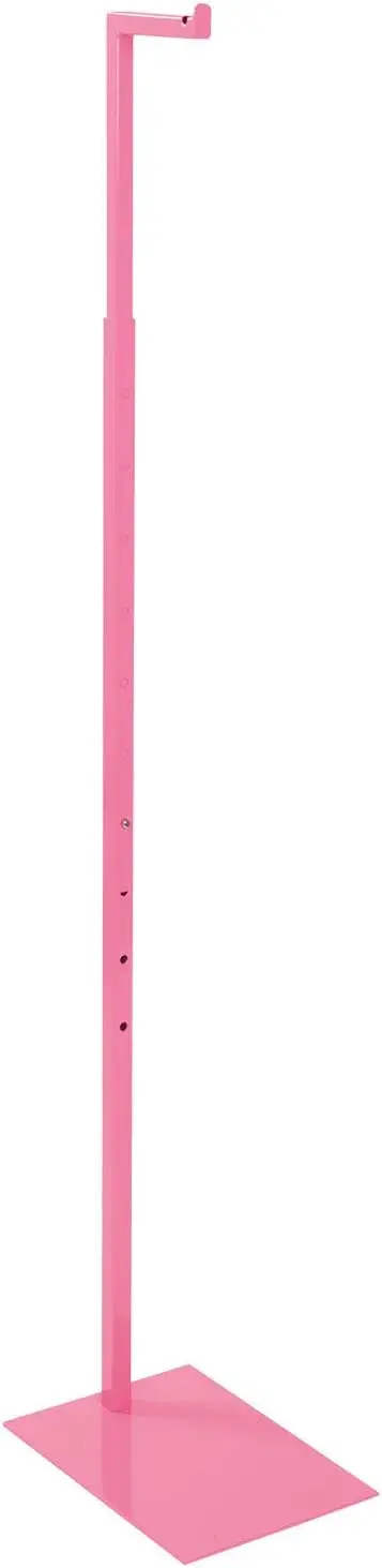 Adjustable Pink Costumer Stand Single Arm Clothes Rack - Retail Clothing and Garment Display Stand Ideal For Showcasing
Adjustable Pink Costumer Stand Single Arm Clothes Rack - Retail Clothing and Garment Display Stand Ideal For Showcasing