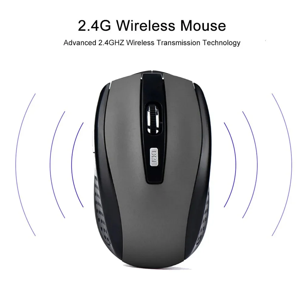 Wireless Mouse 2.4GHz Bluetooth Compatible with Nano Receiver for PC Laptop MacBook Adjustable DPI Silent Operation Easy Setup
Wireless Mouse 2.4GHz Bluetooth Compatible with Nano Receiver for PC Laptop MacBook Adjustable DPI Silent Operation Easy Setup