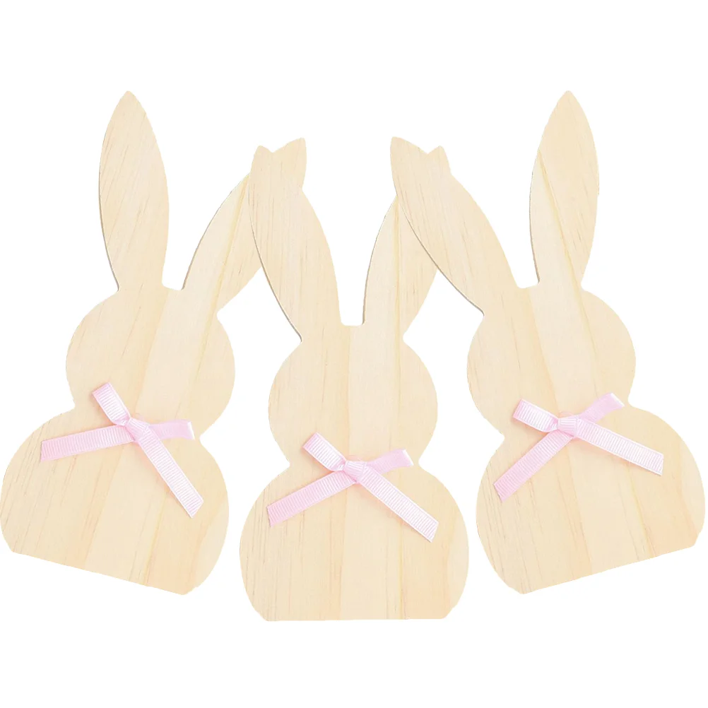 3Pcs Wooden Sign Bunny Shaped Easter Decorations Colorful Bow Craft Unfinished Wood Cutouts Home Party Photo Prop Holiday
3Pcs Wooden Sign Bunny Shaped Easter Decorations Colorful Bow Craft Unfinished Wood Cutouts Home Party Photo Prop Holiday