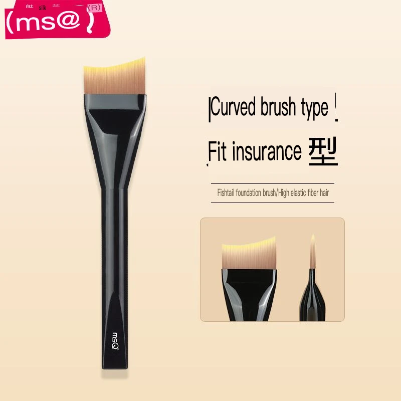 MSQ/ Fishtail Type Foundation Brush, A Paint-free, Ultra-thin Foundation Liquid makeup brushes & tools Brush For Beginners
MSQ/ Fishtail Type Foundation Brush, A Paint-free, Ultra-thin Foundation Liquid makeup brushes & tools Brush For Beginners