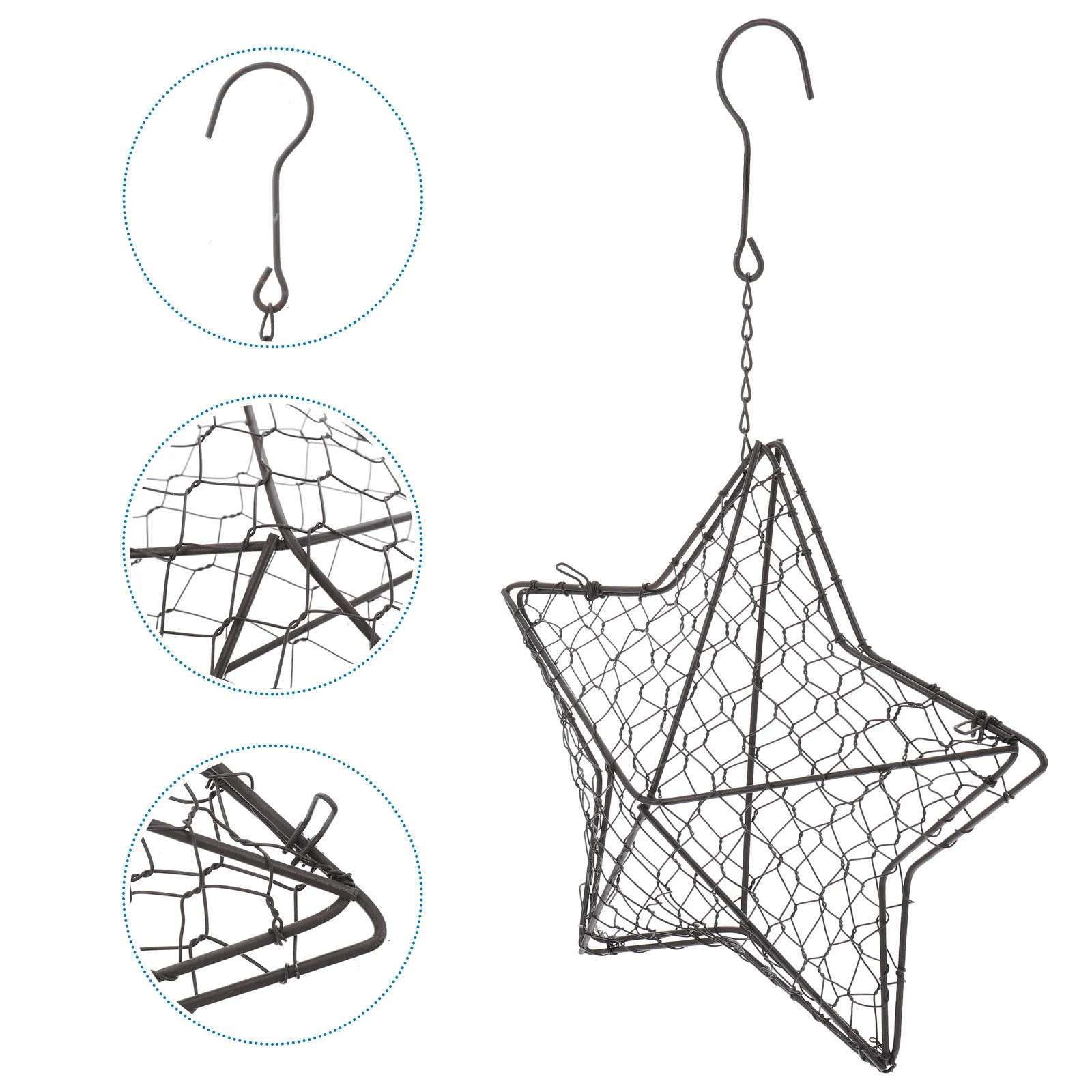 1Pcs Iron Frame Succulent Pot Wall Hanging Basket Space Saving Decorative Planter for Home Office Garden Indoor Outdoor Use
1Pcs Iron Frame Succulent Pot Wall Hanging Basket Space Saving Decorative Planter for Home Office Garden Indoor Outdoor Use