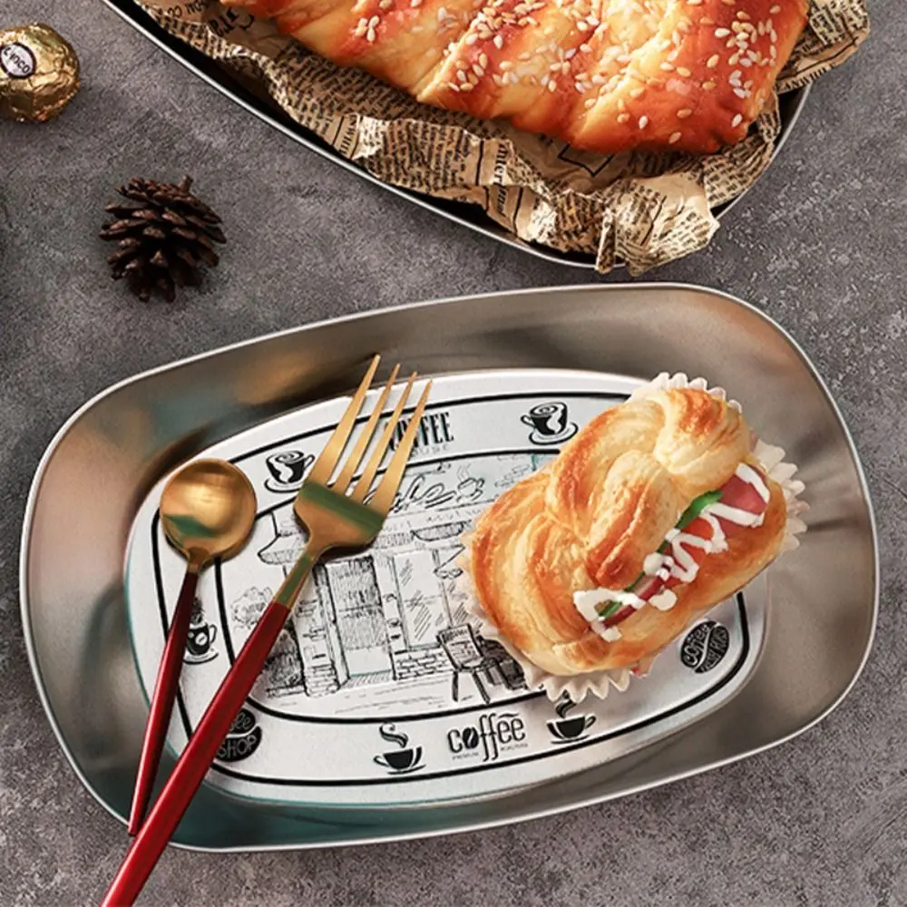 5 Pcs Lightweight European Retro Tinplate Plate Unbreakable Silver Vintage Tinplate Tray Fruit Vegetable Plate Dessert Breakfast
5 Pcs Lightweight European Retro Tinplate Plate Unbreakable Silver Vintage Tinplate Tray Fruit Vegetable Plate Dessert Breakfast