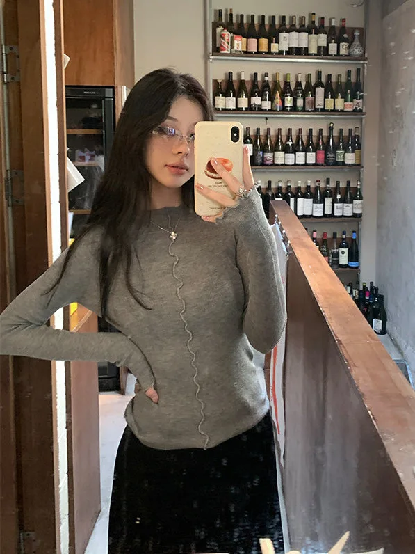 Универсальный базовый слой 26 Spring New: Модный женский вязаный свитер с круглым вырезом, приталенный, из шерстяной смеси, с кружевным дизайном, для повседневной носки
Универсальный базовый слой 26 Spring New: Модный женский вязаный свитер с круглым вырезом, приталенный, из шерстяной смеси, с кружевным дизайном, для повседневной носки