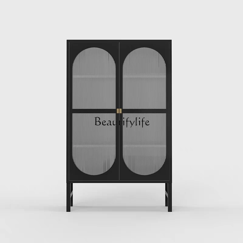 04*Simple modern fashion retro locker glass storage storage cabinet light luxury
04*Simple modern fashion retro locker glass storage storage cabinet light luxury