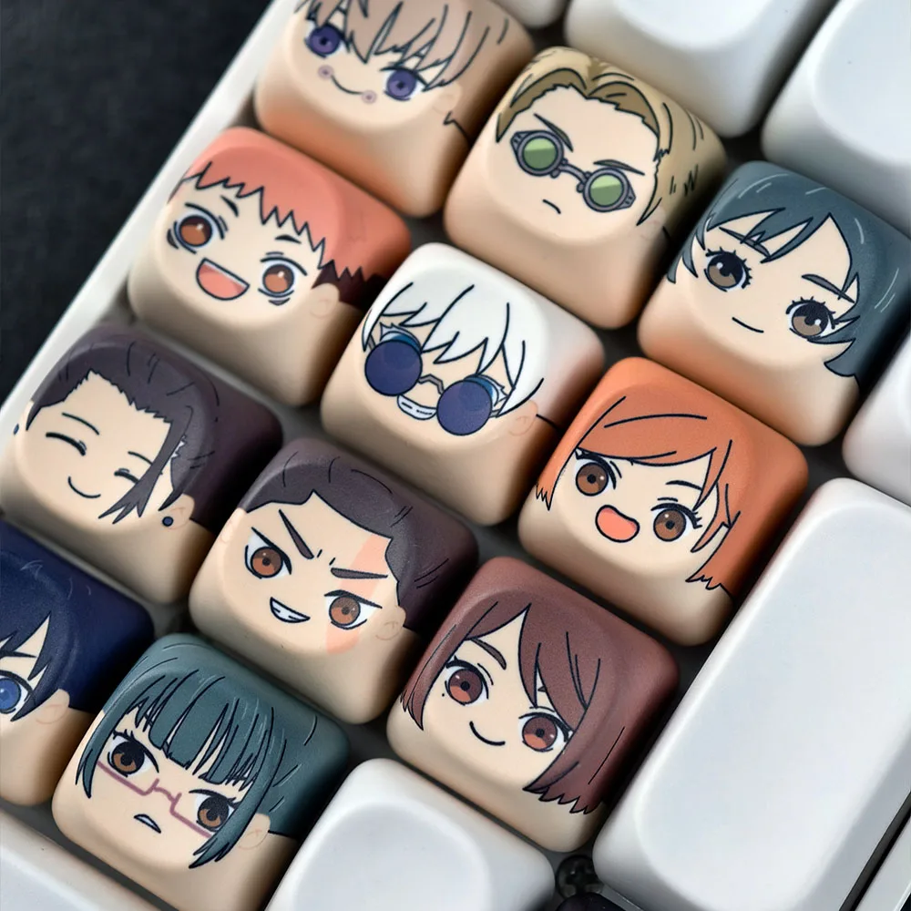 Jujutsu Kaisen Keycaps MOA Profile 11 Keys Cartoon Cute Q Version Anime Character PBT Custom Keycaps DIY Mechanical Keyboard
Jujutsu Kaisen Keycaps MOA Profile 11 Keys Cartoon Cute Q Version Anime Character PBT Custom Keycaps DIY Mechanical Keyboard