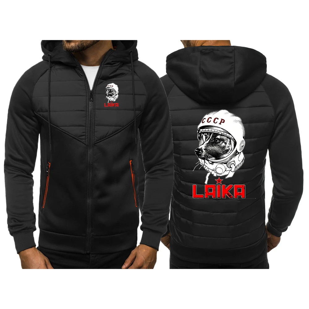 Laika USSR Funny Cartoon Dog Graphic The new men's three-color cotton coat is suitable for spring and autumn hoodies jacket
Laika USSR Funny Cartoon Dog Graphic The new men's three-color cotton coat is suitable for spring and autumn hoodies jacket