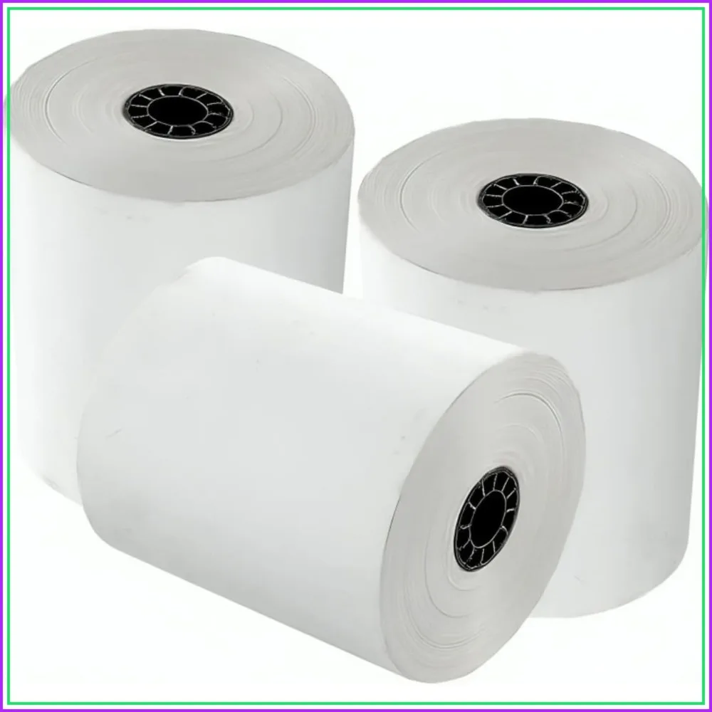 Thermal Receipt Paper Rolls 3 1/8” x 230’ - BPA Free - 30 Rolls Per Case for POS Cash Registers
Thermal Receipt Paper Rolls 3 1/8” x 230’ - BPA Free - 30 Rolls Per Case for POS Cash Registers