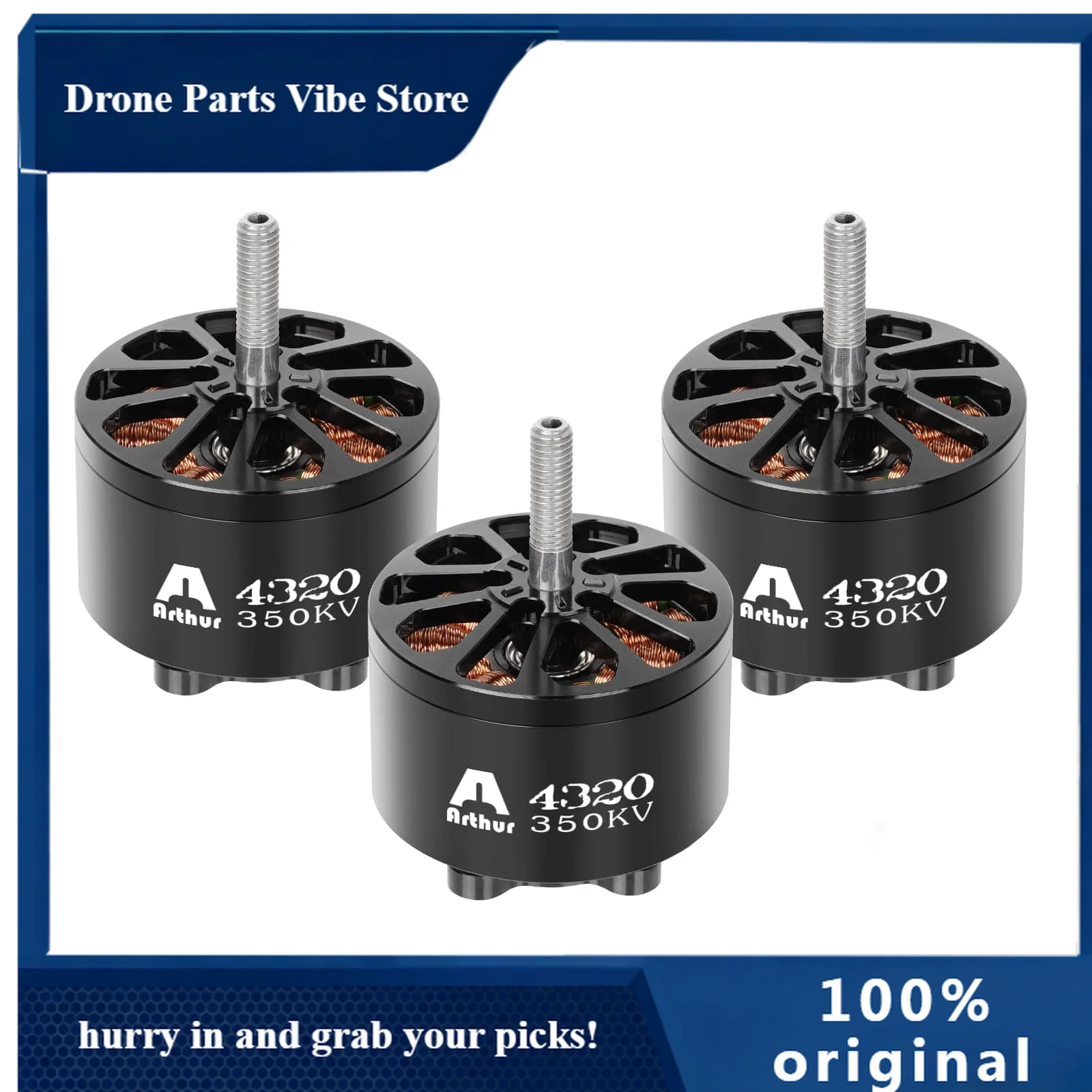 Бесколлекторный двигатель Flashhobby A4320 350KV 6-12S для FPV дронов X-класса, высокоскоростной, для дальних полетов, 4 шт.
Бесколлекторный двигатель Flashhobby A4320 350KV 6-12S для FPV дронов X-класса, высокоскоростной, для дальних полетов, 4 шт.