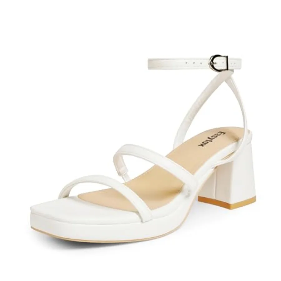 Easyfox Platform Sandals for Women Open Toe Chunky Heels Two Strap cm/2." Platform Heels
Easyfox Platform Sandals for Women Open Toe Chunky Heels Two Strap cm/2." Platform Heels