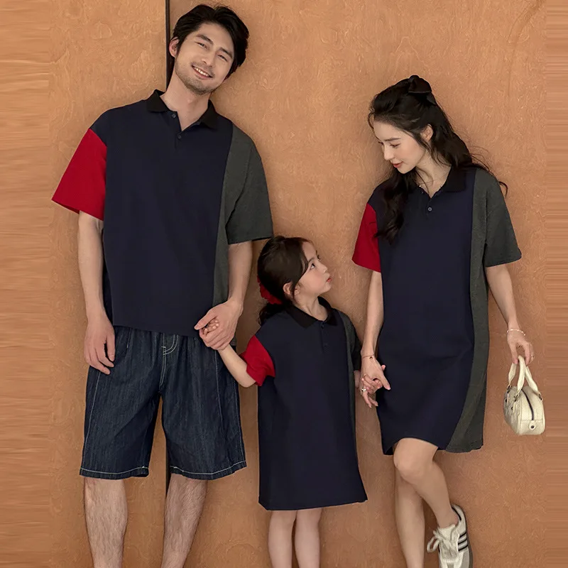 Family Area Couple Look Matching Clothing Mom and Daughter Dresses Dad and Son Polo Shirts Korean Brother Sister Baby Clothes
Family Area Couple Look Matching Clothing Mom and Daughter Dresses Dad and Son Polo Shirts Korean Brother Sister Baby Clothes