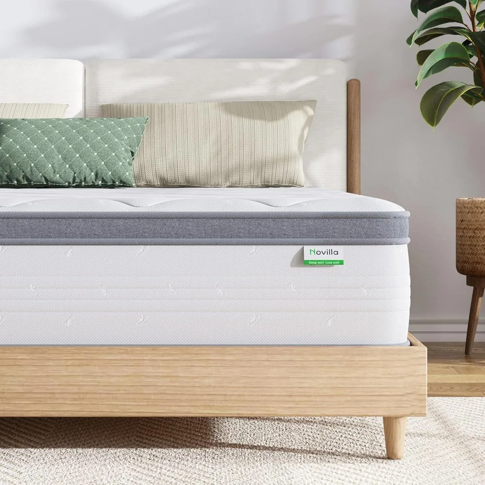 Twin Mattress, 10 Inch Twin Hybrid Mattress for Kids, Pocket Innerspring Pillow Top Mattresses for Motion Isolation, Pre
Twin Mattress, 10 Inch Twin Hybrid Mattress for Kids, Pocket Innerspring Pillow Top Mattresses for Motion Isolation, Pre