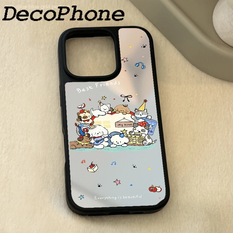 Черный зеркальный чехол с окантовкой для iPhone 17, 16, 15, 14, 13, 12, 11 Pro Max, 16, 15, 14 Plus, защитный чехол из ТПУ, противоударный. Дизайн: собачья вечеринка.
Черный зеркальный чехол с окантовкой для iPhone 17, 16, 15, 14, 13, 12, 11 Pro Max, 16, 15, 14 Plus, защитный чехол из ТПУ, противоударный. Дизайн: собачья вечеринка.