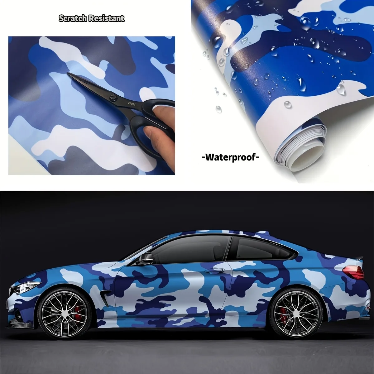 19.69" X 118.11" And Motorcycle Camouflage PET High Gloss Adhesive Film High Gloss Air Release UV Protection Waterproof
19.69" X 118.11" And Motorcycle Camouflage PET High Gloss Adhesive Film High Gloss Air Release UV Protection Waterproof