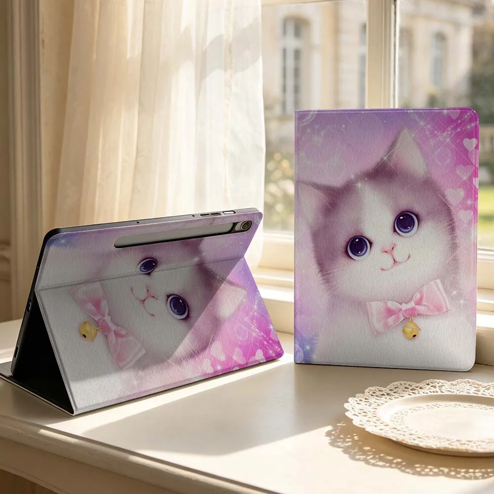 Cartoon White Cat Bow Bell Soft For Samsung Galaxy Tab S11 S10 S9 S8 S7 S6 A9 A8 A11 Lite FE Plus Pen Tray Tablet Case
Cartoon White Cat Bow Bell Soft For Samsung Galaxy Tab S11 S10 S9 S8 S7 S6 A9 A8 A11 Lite FE Plus Pen Tray Tablet Case