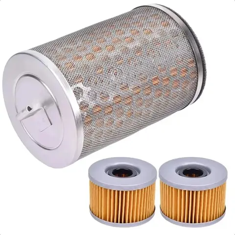 Air Filter Oil Filter Kit  for CB350 CB400 Super Four NC31 CX400 EC CB450 SG PC17 CB500S CB500 CX 500 GL500 Silver Wing PC02