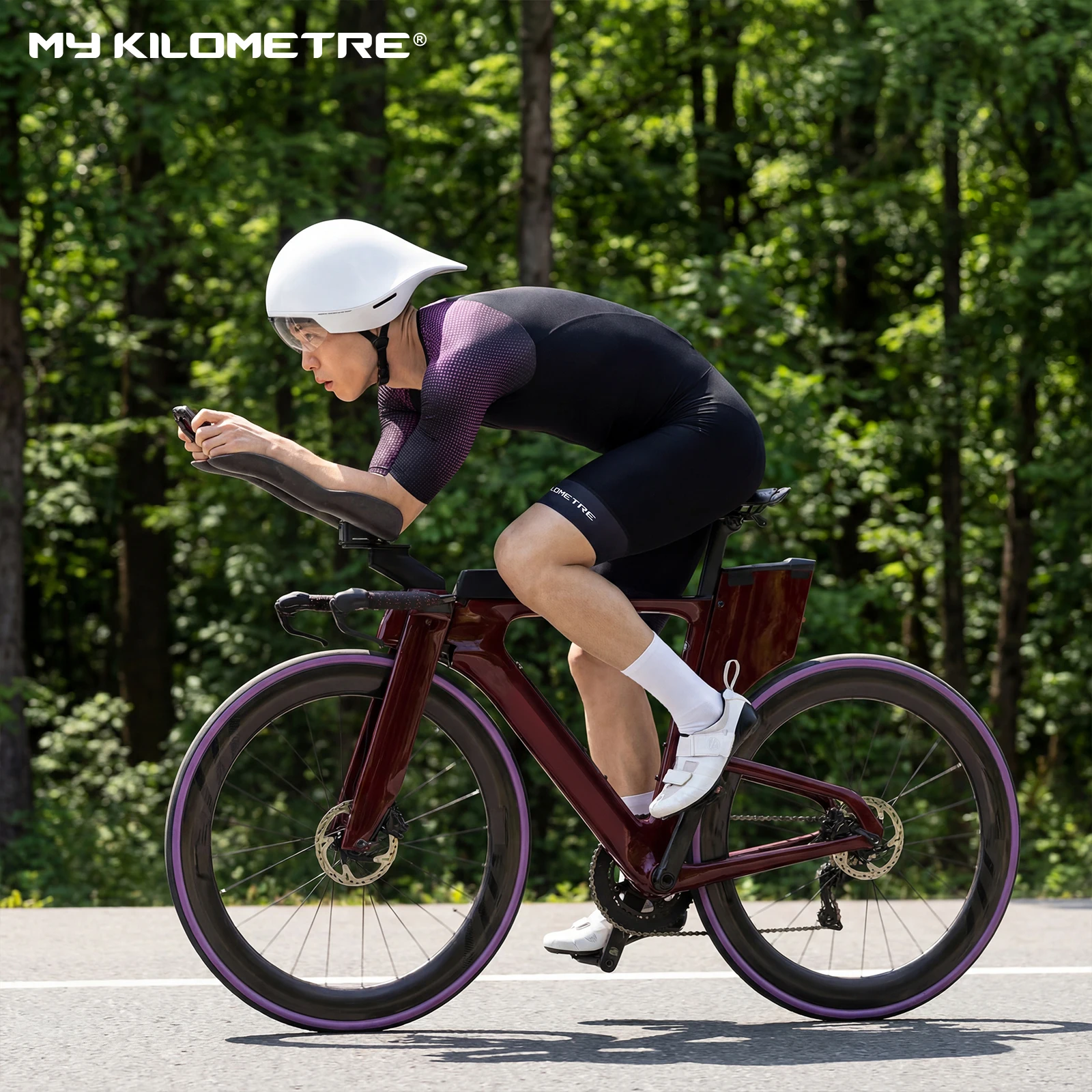 Triathlon Short-Sleeved Men's Quick-Dry Lightweight Cycling Running Swimming One-Piece Triathlon Suit MY KILOMETRE
Triathlon Short-Sleeved Men's Quick-Dry Lightweight Cycling Running Swimming One-Piece Triathlon Suit MY KILOMETRE