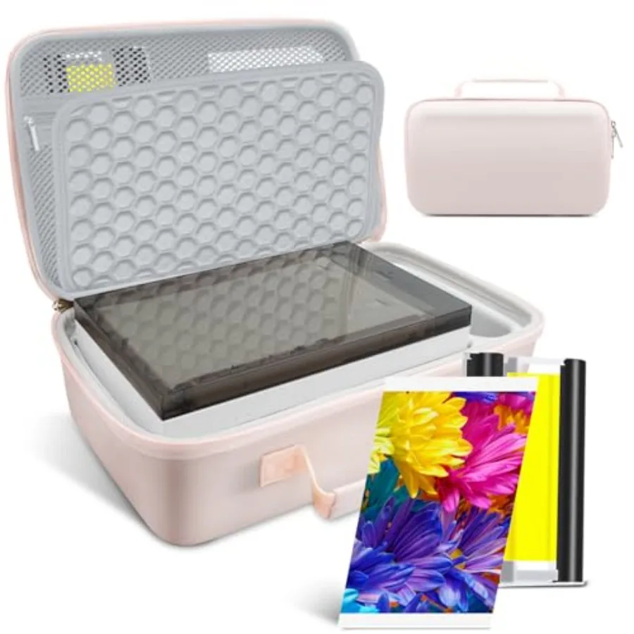 Розовый жесткий чехол для хранения из EVA-материала, 40 листов фотобумаги и 1 цветной чернильный картридж, совместимые с M100, M110, M200, M210, фотобумага 4x6.
Розовый жесткий чехол для хранения из EVA-материала, 40 листов фотобумаги и 1 цветной чернильный картридж, совместимые с M100, M110, M200, M210, фотобумага 4x6.