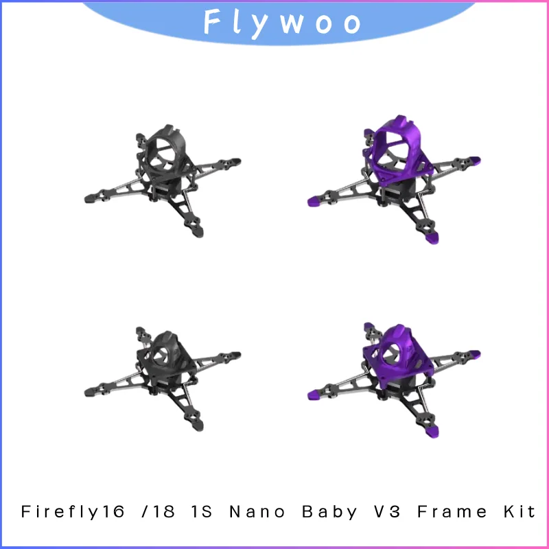 Комплект рамы для дрона Firefly 16 18 1S Nano FPV V3, сверхлегкое шасси для радиоуправляемого квадрокоптера Micro Whoop для сборки своими руками
Комплект рамы для дрона Firefly 16 18 1S Nano FPV V3, сверхлегкое шасси для радиоуправляемого квадрокоптера Micro Whoop для сборки своими руками