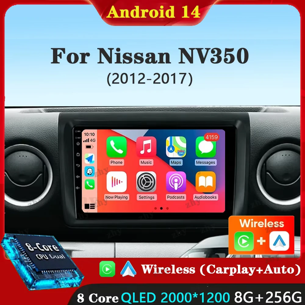 Для Nissan NV350 2012-2017 Android 14 Carplay авто радио мультимедийный видеоплеер навигация GPS без 2Din 2 Din DVD DSP 4G
Для Nissan NV350 2012-2017 Android 14 Carplay авто радио мультимедийный видеоплеер навигация GPS без 2Din 2 Din DVD DSP 4G