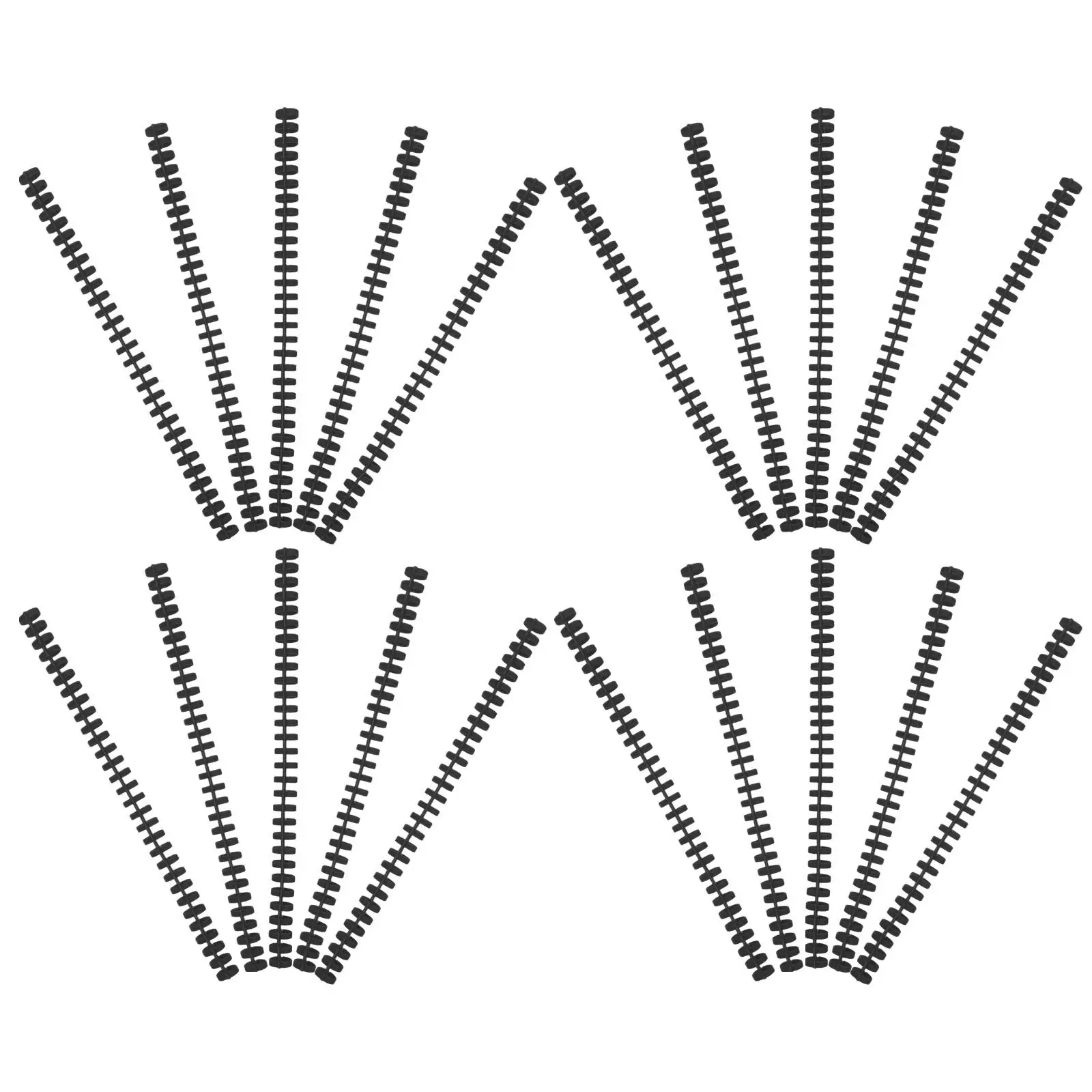 20Pcs Spiral Binding Coils Notebook Replacement Plastic Rings Black 30 Hole Loose Leaf Planner Binding DIY Book Coils for School
20Pcs Spiral Binding Coils Notebook Replacement Plastic Rings Black 30 Hole Loose Leaf Planner Binding DIY Book Coils for School