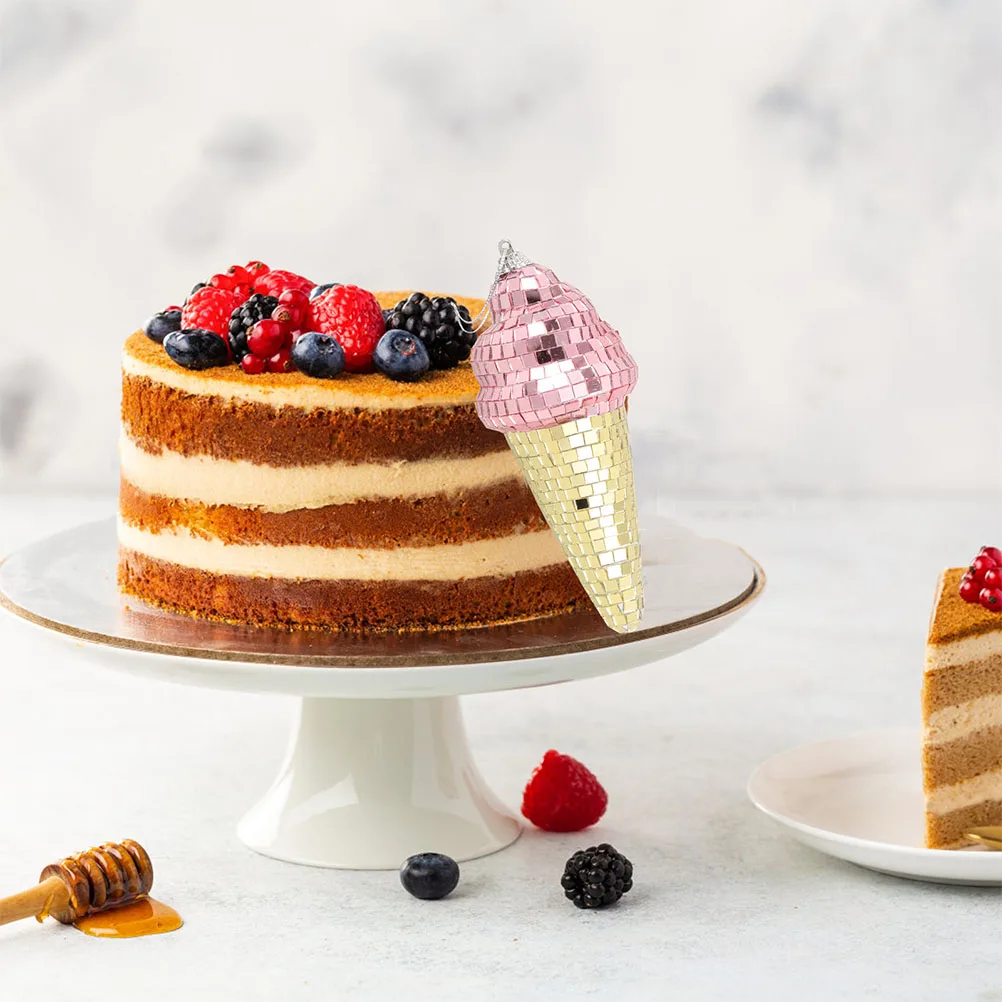 2Pcs Hanging Disco Ice Cream Decor Glass Pendant for Parties Room Decorations Outdoor Indoor Sweet Festival Lighting Decoration
2Pcs Hanging Disco Ice Cream Decor Glass Pendant for Parties Room Decorations Outdoor Indoor Sweet Festival Lighting Decoration