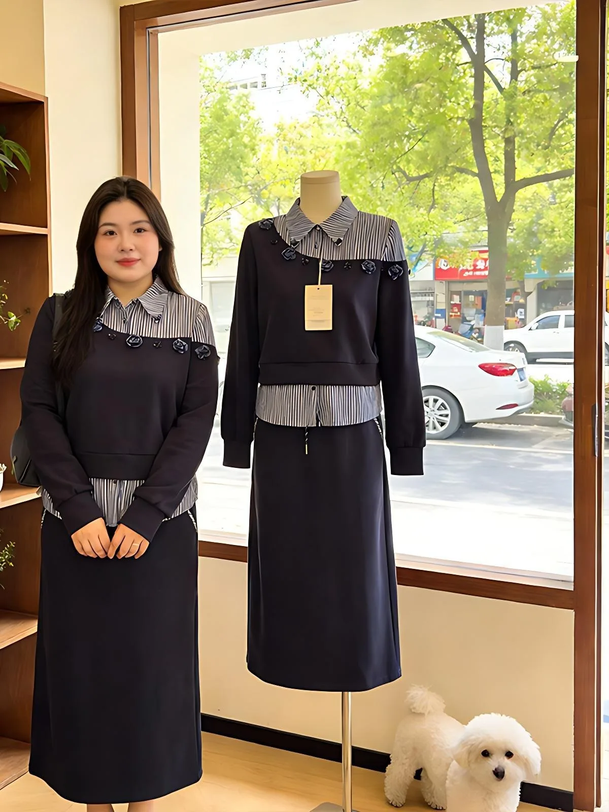 Large Size Unique Two-Piece Set Women's Spring 2026 New Style Hoodie Feel High Waist Skirt Set Korean Loose Fit Casual
Large Size Unique Two-Piece Set Women's Spring 2026 New Style Hoodie Feel High Waist Skirt Set Korean Loose Fit Casual