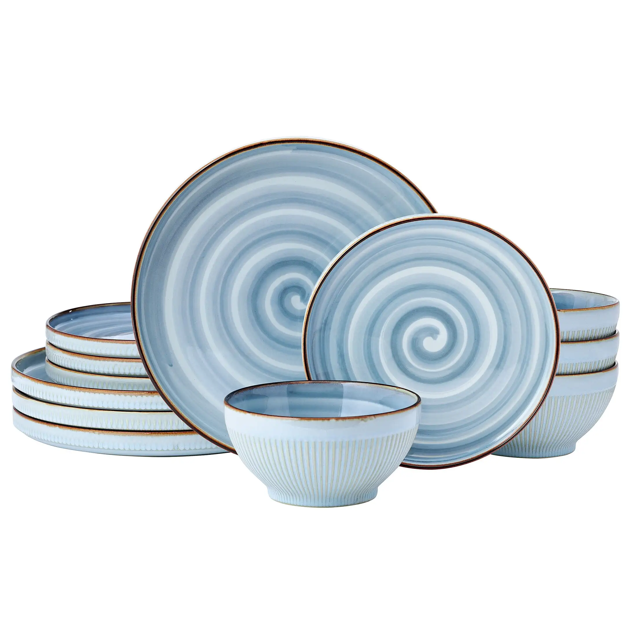 Dusk 12-Piece Blue Dinnerware Set for Everyday Dining
Dusk 12-Piece Blue Dinnerware Set for Everyday Dining