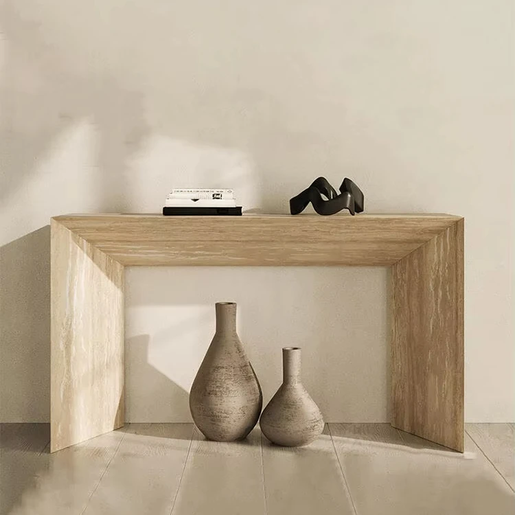 #Luxury Beige Travertine Console Table Natural Stone Rectangular Entryway Furniture For Living Room And Hotels Made Of Wood
#Luxury Beige Travertine Console Table Natural Stone Rectangular Entryway Furniture For Living Room And Hotels Made Of Wood