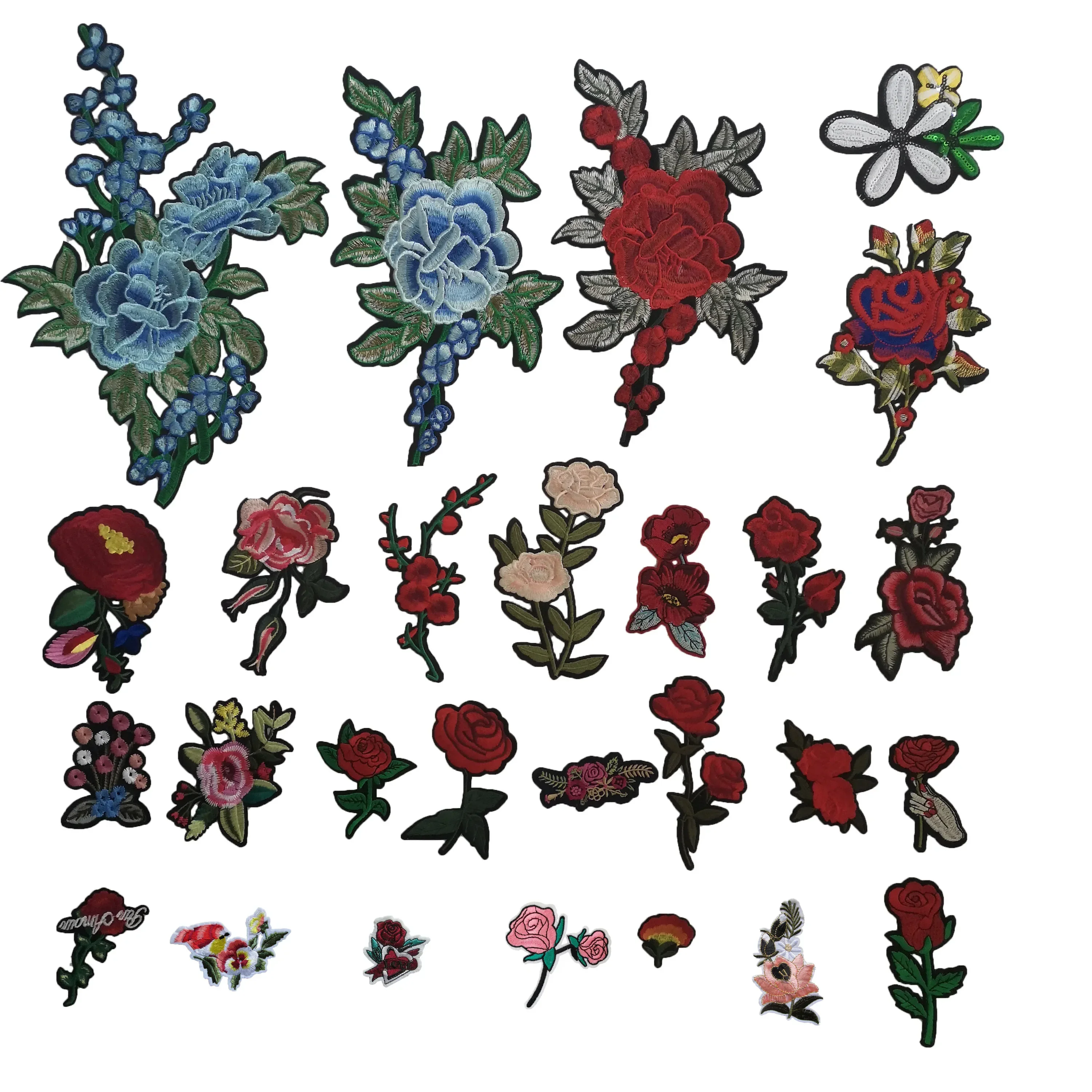 Red rose flower decoration ladies garment fabric embroidery colorful DIY craft supplies material accessories 1PCS for sale
Red rose flower decoration ladies garment fabric embroidery colorful DIY craft supplies material accessories 1PCS for sale