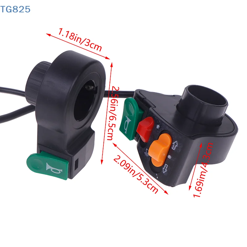【AN】3 In1 Electric Bicycle Scooter Motorcycle Handle Switch Plastic Headlight Horn Turn Signal Switch Button E-bikes Accessories
【AN】3 In1 Electric Bicycle Scooter Motorcycle Handle Switch Plastic Headlight Horn Turn Signal Switch Button E-bikes Accessories