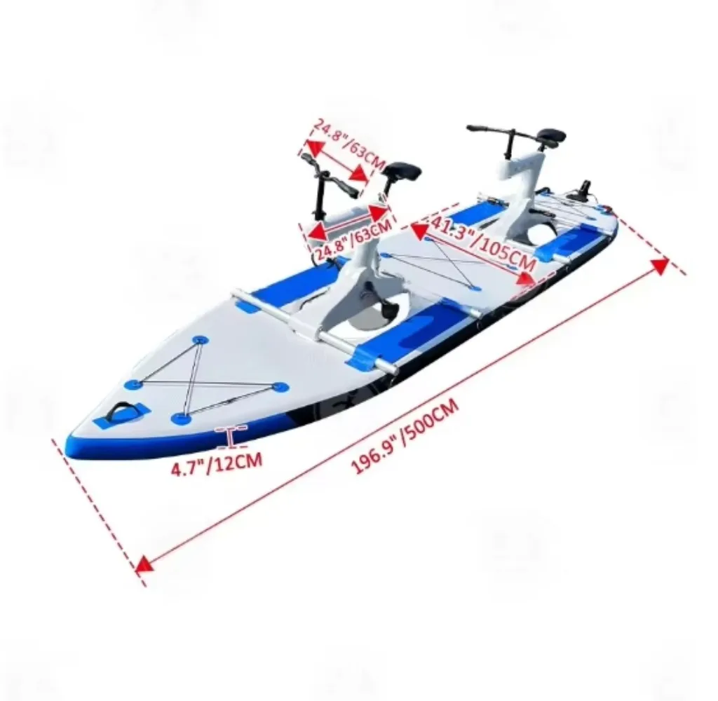 2 People Commercial Factory Wholesale Price Commercial-Grade for Marine Activities & Floating Pedal Fun Inflatable Water Bikes
2 People Commercial Factory Wholesale Price Commercial-Grade for Marine Activities & Floating Pedal Fun Inflatable Water Bikes