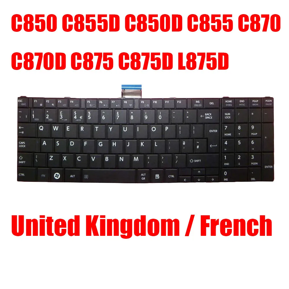 Клавиатура для ноутбука UK FR для Toshiba Satellite C850 C855D C850D C855 C870 C870D C875 C875D L875D United Kingdom French Black
Клавиатура для ноутбука UK FR для Toshiba Satellite C850 C855D C850D C855 C870 C870D C875 C875D L875D United Kingdom French Black