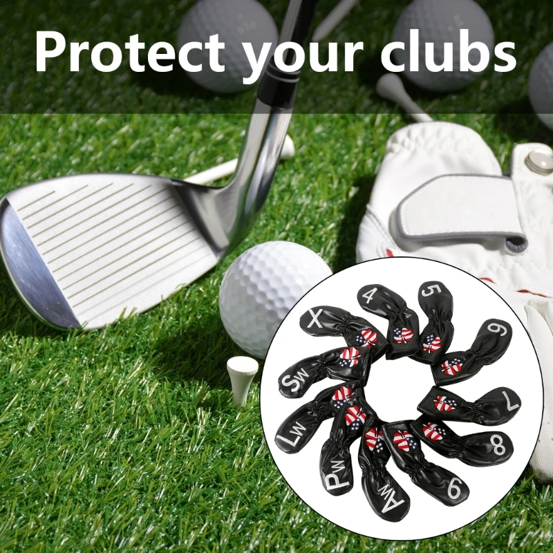 11 шт., водонепроницаемый головной убор для гольфа, железный чехол для головы клюшки, защитные чехлы для головы стержня
11 шт., водонепроницаемый головной убор для гольфа, железный чехол для головы клюшки, защитные чехлы для головы стержня