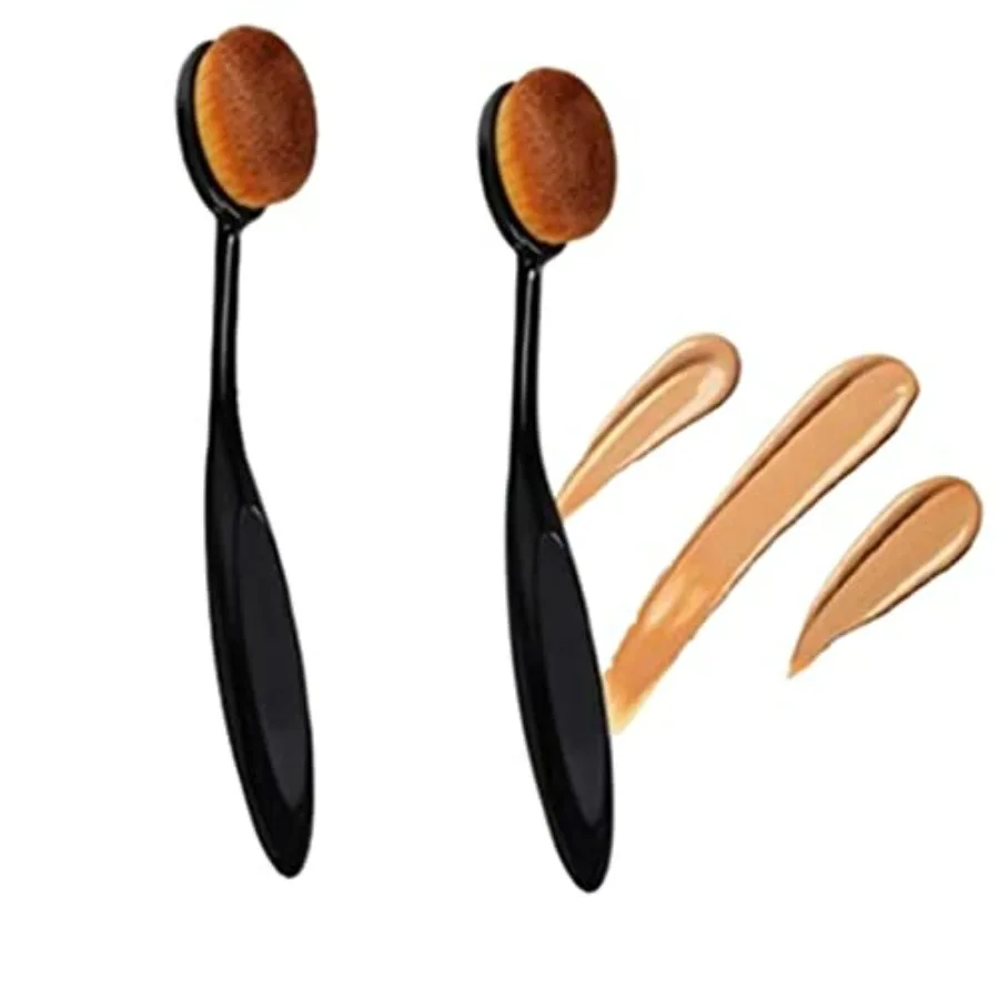 2 Pack Toothbrush Foundation Brush Oval Makeup Brush Loose Powder Toothbrush Brushes for Blending Liquid, Cream, Flawless Powde
2 Pack Toothbrush Foundation Brush Oval Makeup Brush Loose Powder Toothbrush Brushes for Blending Liquid, Cream, Flawless Powde