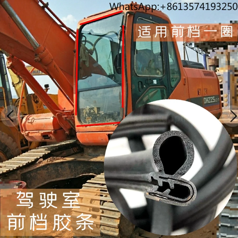 For Daewoo Doosan DH55-7 DX60-9C 75 DX80 Front Windshield Sealing Strip layering Excavator Parts
For Daewoo Doosan DH55-7 DX60-9C 75 DX80 Front Windshield Sealing Strip layering Excavator Parts