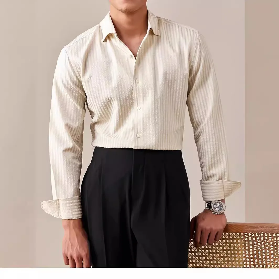 Men Long Sleeve Casual Business Dress Collar White Shirt
Men Long Sleeve Casual Business Dress Collar White Shirt