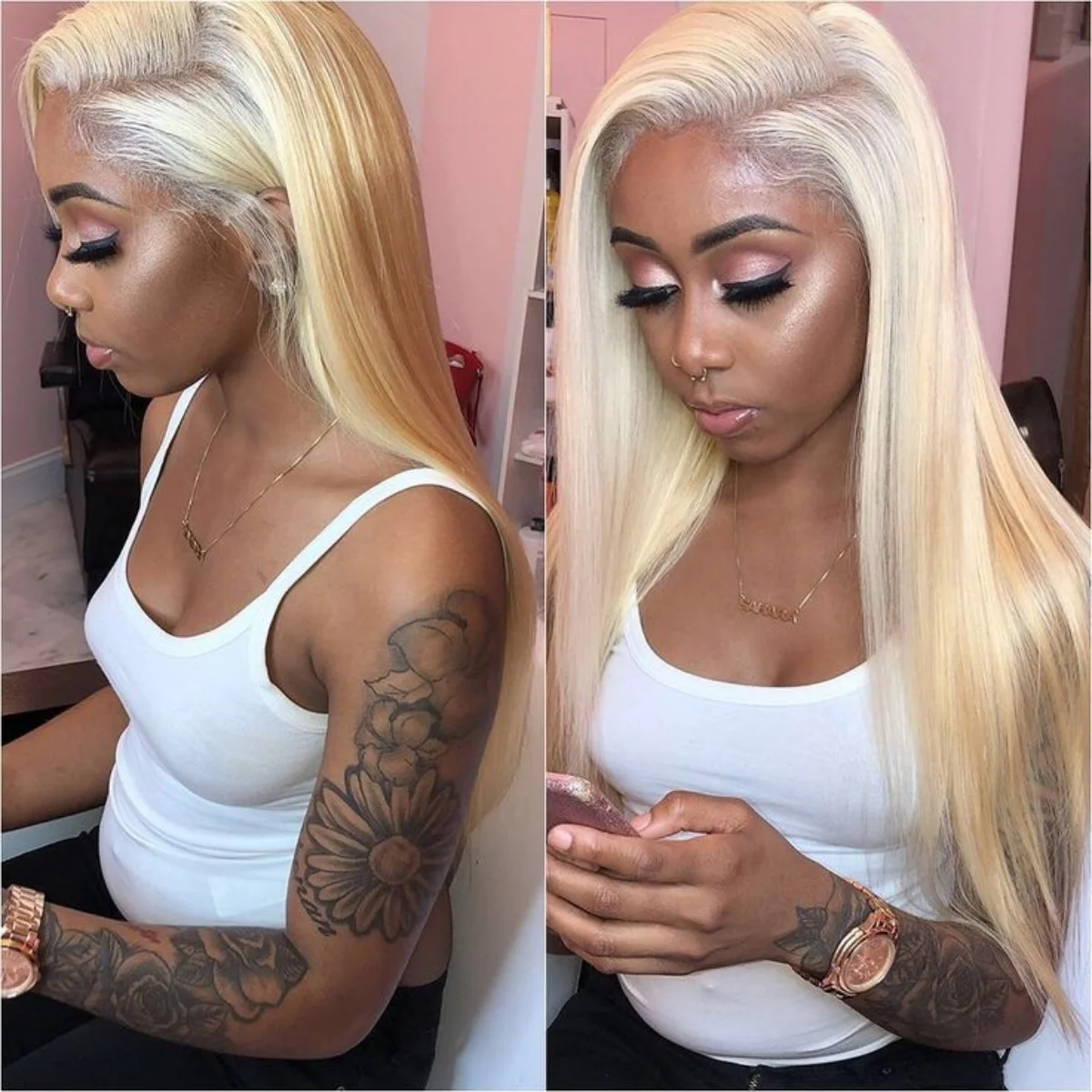 300 Density HD Lace Frontal Wig 13X6 613 Blonde Bone Straight wigs 30 42 Inch Pre Plucked 13X4 Lace Front 100% Human Hair Wig
300 Density HD Lace Frontal Wig 13X6 613 Blonde Bone Straight wigs 30 42 Inch Pre Plucked 13X4 Lace Front 100% Human Hair Wig