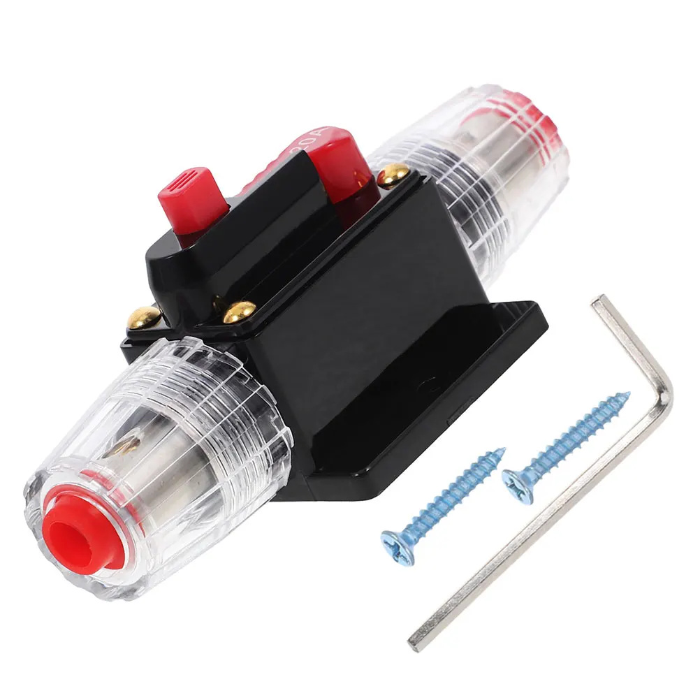 20A Complex Circuit Breaker Inline Auto Resettable Fuse Holder Car Automotive High Current Manual Reset Durable Overload
20A Complex Circuit Breaker Inline Auto Resettable Fuse Holder Car Automotive High Current Manual Reset Durable Overload