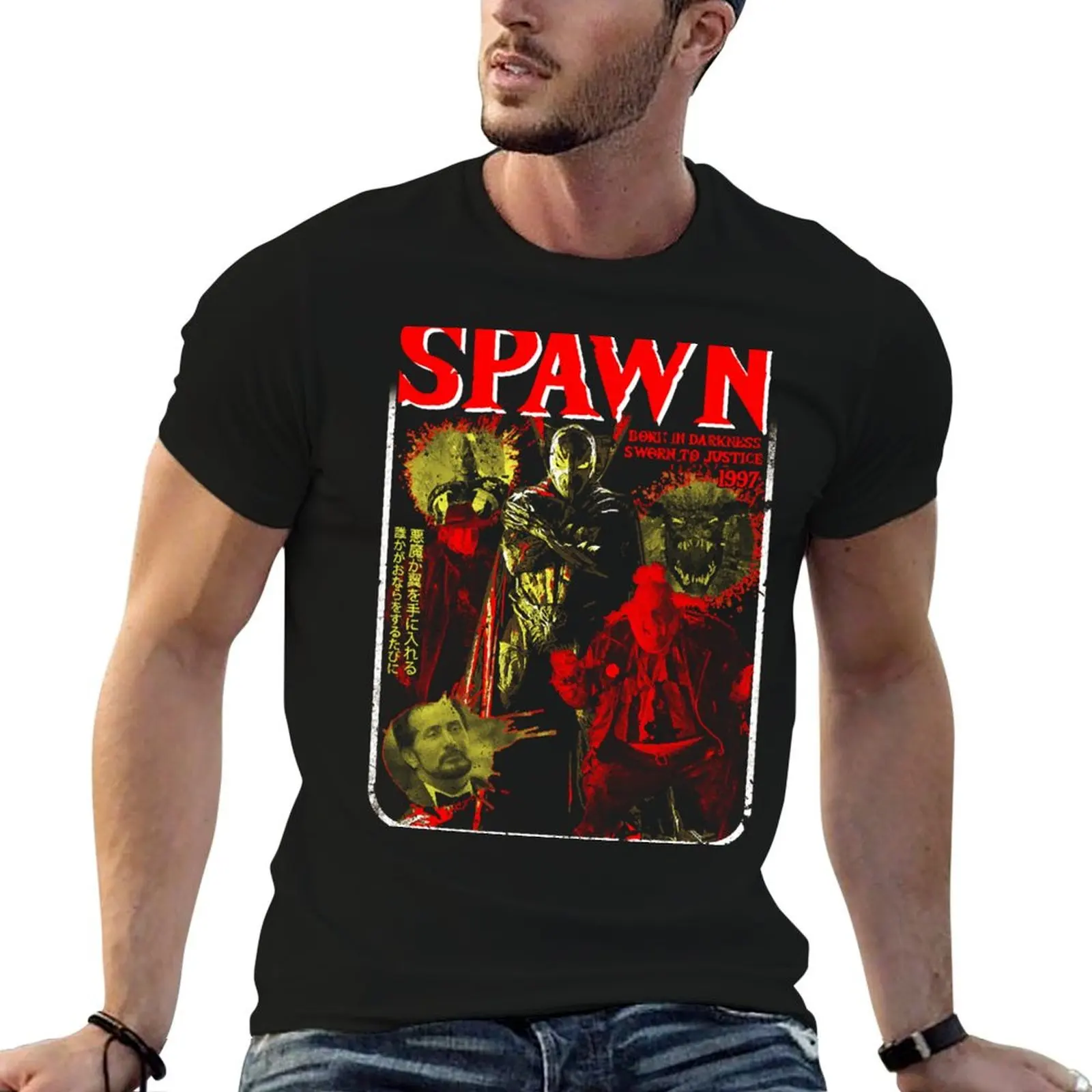 Spawn - Born In Darkness T-Shirt cotton t shirt pack funny t shirts cotton man t shirt designer T-shirt
Spawn - Born In Darkness T-Shirt cotton t shirt pack funny t shirts cotton man t shirt designer T-shirt