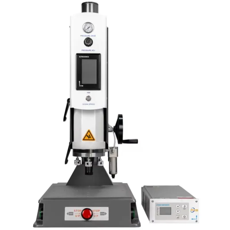20k Automatic High Frequency Ultrasonic Welding Machine for Masks Electronics and Velcro Heat Sealing
20k Automatic High Frequency Ultrasonic Welding Machine for Masks Electronics and Velcro Heat Sealing
